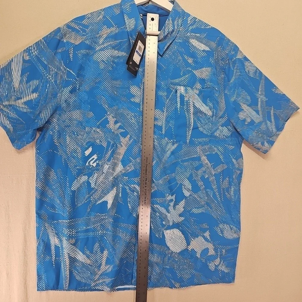 Under Armour Dockside Shirt Men's XL Floral Tropical Lightweight Golf Beach UA - Picture 4 of 9
